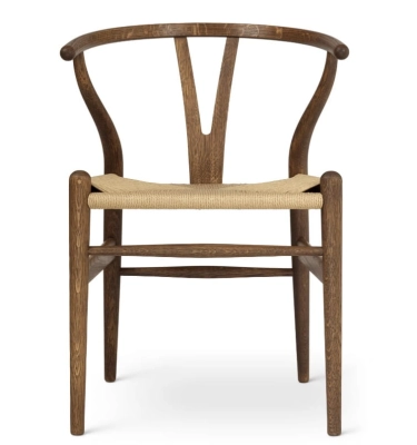 CARL HANSEN & SØN krzesło CH24 WISHBONE dąb dymiony / naturalny sznur