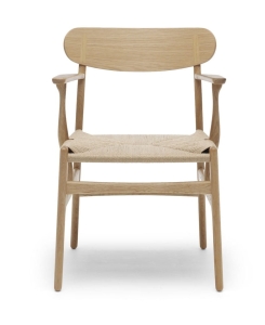 CARL HANSEN & SØN krzesło CH26 dąb olejowany / naturalny sznur