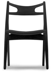 CARL HANSEN & SØN krzesło tapicerowane CH29P czarny dąb