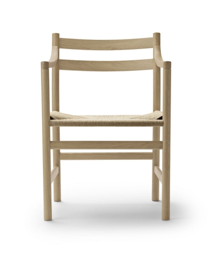 CARL HANSEN & SØN krzesło CH46 dąb mydlony / naturalny sznur