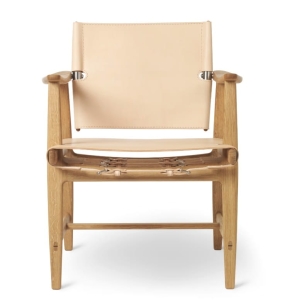 CARL HANSEN & SØN fotel BM1106 HUNTSMAN dąb olejowany / stal nierdzewna