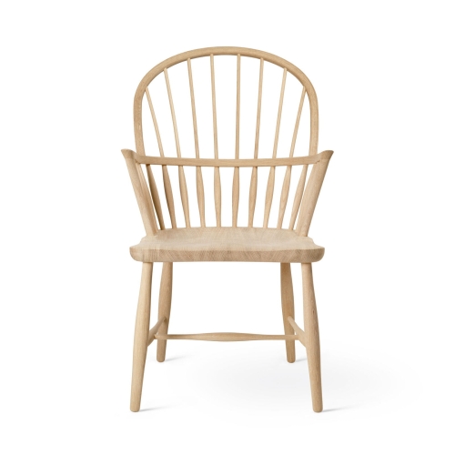 CARL HANSEN & SØN  krzesło z podłokietnkami FH38 WINDSOR dąb mydlony
