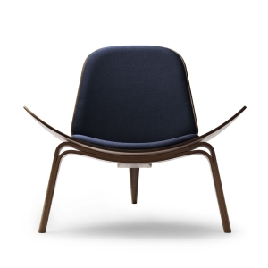 CARL HANSEN & SØN fotel CH07 SHELL orzech olejowany