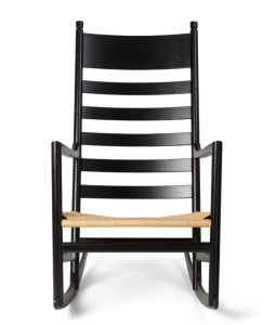 CARL HANSEN & SØN fotel bujany CH45 czarny dąb / naturalny sznur