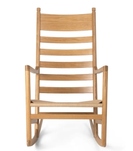 CARL HANSEN & SØN fotel bujany CH45 dąb lakierowany / naturalny sznur