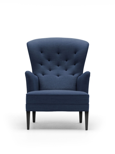CARL HANSEN & SØN  fotel  tapicerowany FH419 czarny dąb różne kolory