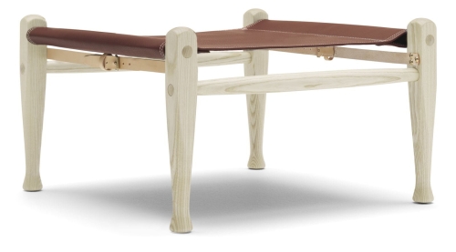CARL HANSEN & SØN podnóżek SAFARI KK97170 jesion / skóra