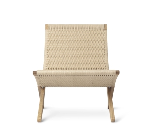 CARL HANSEN & SØN  fotel składany CUBA MG501 dąb olejowany / naturalny sznur