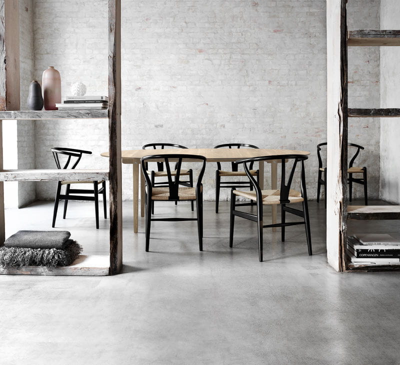 skandynawska jadalnia Hans Wegner