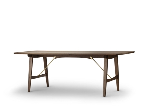 CARL HANSEN & SØN stół BM1160 orzech olejowany / mosiądz