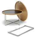 CARL HANSEN & SØN stolik kawowy CH417 rozkładany