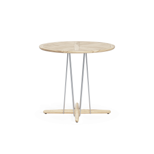 CARL HANSEN & SØN stół ogrodowy E022 EMBRACE 80 cm teak
