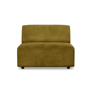 HK LIVING sofa JAX element środkowy oliwkowy