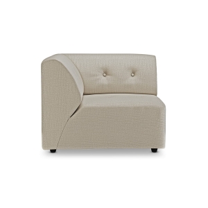 HK LIVING sofa VINT element lewy kość słoniowa