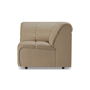 HK LIVING sofa WAVE element narożny ziemisty