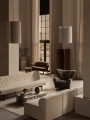 Audo_Hashira_Pendt_Cluster_Radiohus_P3_The_Tired_Man_Plinth_Low_Eave_Modular_Sofa_Ingeborg_Sofa_Taper_bowl.webp
