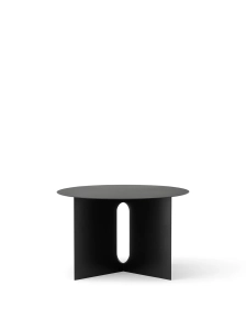 AUDO COPENHAGEN stolik ANDROGYNE Ø63 stalowy czarny