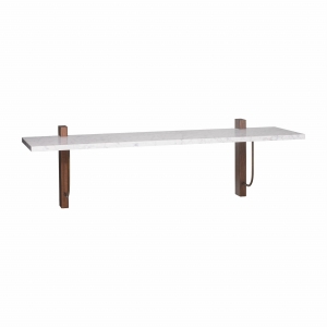 AUDO COPENHAGEN półka CORBEL 100cm biały marmur