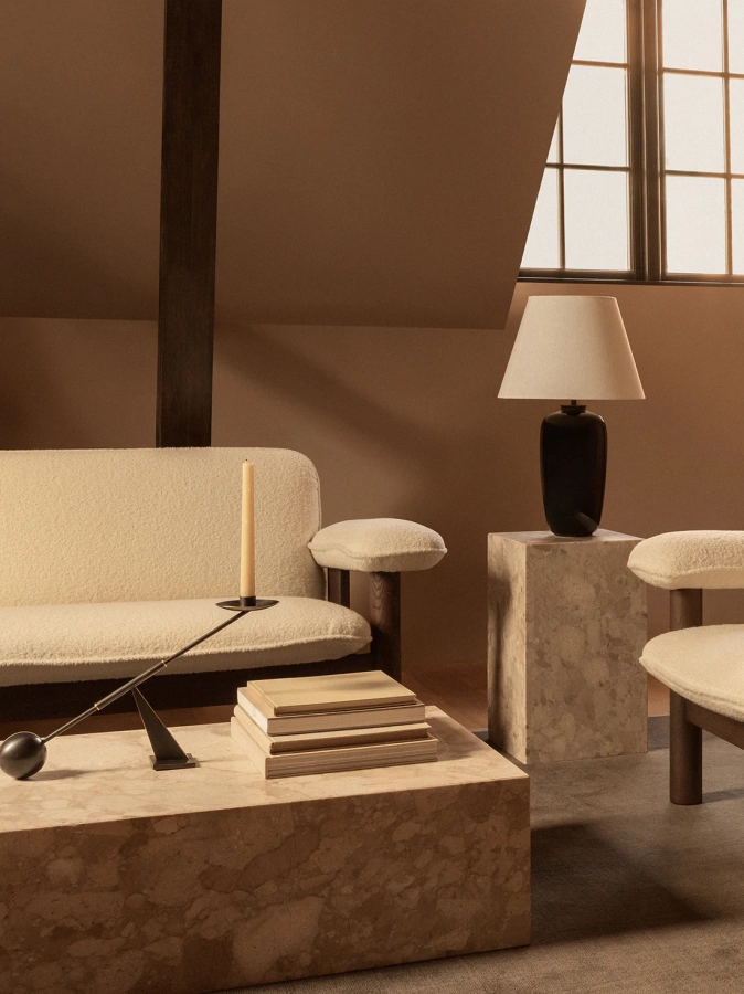 Audo_Brasilia_Sofa_Lounge_Chair_Low_Back_Duomo_Rug_Torso_Table_Lamp_Interconnect_Candle_Holder_Small_Plinth_Tall_0.webp
