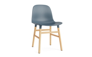 NORMANN COPENHAGEN krzesło FORM OAK dąb naturalny / niebieskie