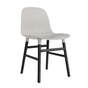 NORMANN COPENHAGEN krzesło FORM OAK czarny dąb / ciepła szarość