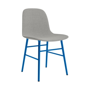 NORMANN COPENHAGEN krzesło tapicerowane FORM STEEL jasnoniebieskie