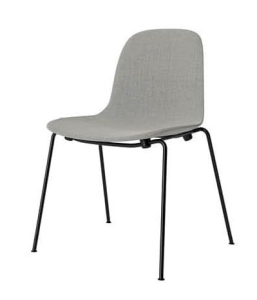 NORMANN COPENHAGEN krzesło tapicerowane sztaplowane FORM STEEL czarna stal / różne kolory