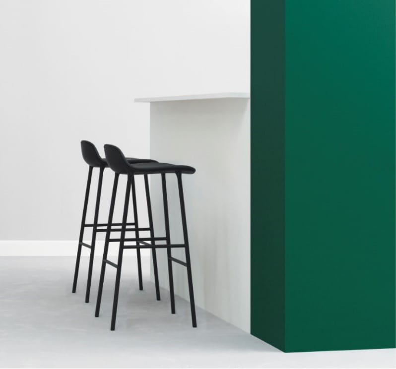 NORMANN COPENHAGEN krzesło barowe FORM STEEL