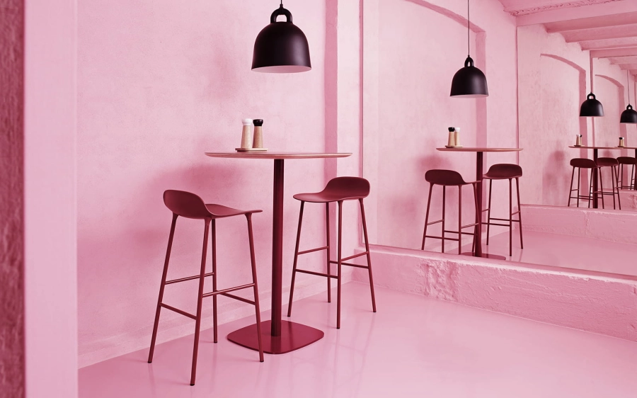 NORMANN COPENHAGEN krzesło barowe FORM STEEL