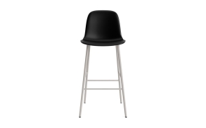 NORMANN COPENHAGEN krzesło barowe tapicerowane FORM STEEL H75 cm kremowe / różne kolory