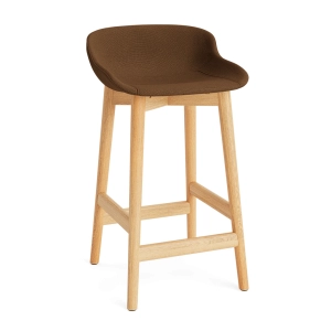 NORMANN COPENHAGEN krzesło barowe tapicerowane HYG 65 cm dąb naturalny