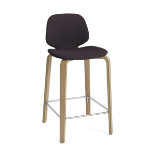 NORMANN COPENHAGEN krzesło barowe tapicerowane MY 65cm dąb naturalny / różne kolory