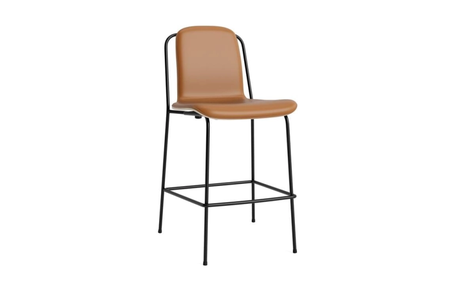711417_Studio_Bar_Chair_65_cm_Front_Upholstery_Light_Grey_&_Black_Steel_Ultra_41574_01.jpg