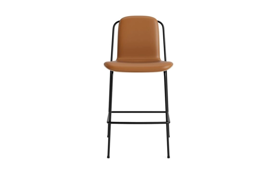 711417_Studio_Bar_Chair_65_cm_Front_Upholstery_Light_Grey_&_Black_Steel_Ultra_41574_02.jpg