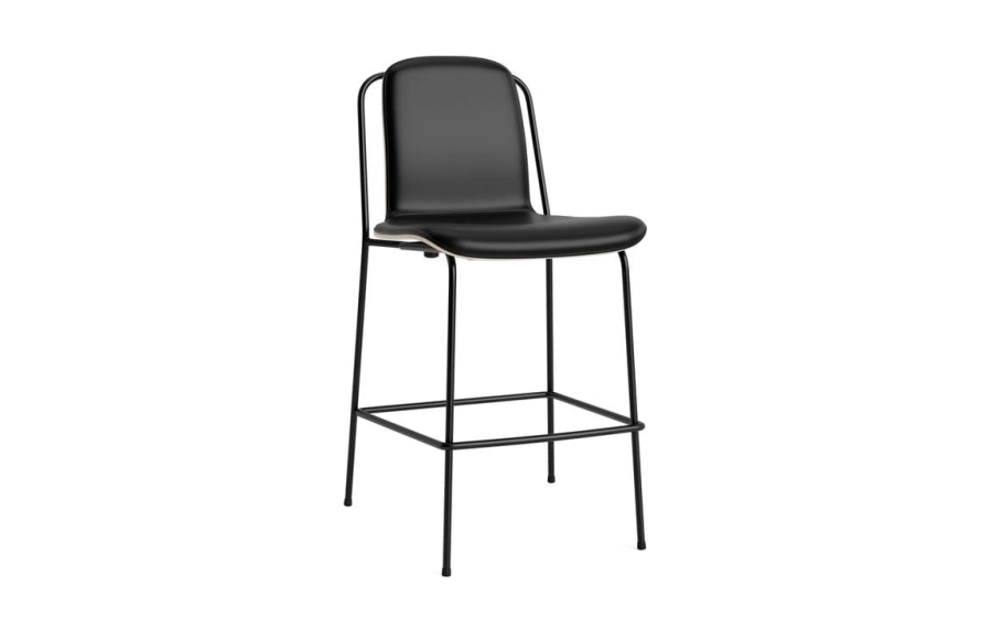 711417_Studio_Bar_Chair_65_cm_Front_Upholstery_Light_Grey_&_Black_Steel_Ultra_41599_01.jpg