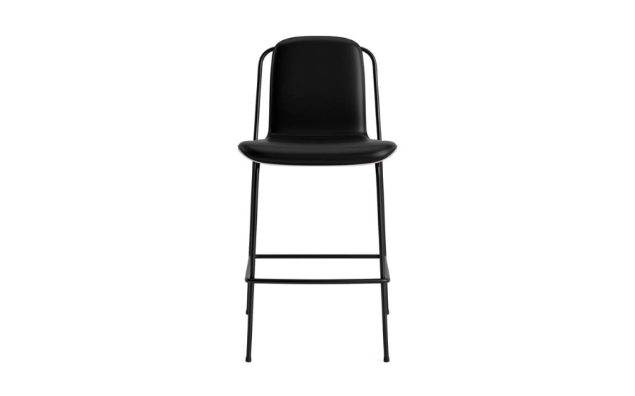 711417_Studio_Bar_Chair_65_cm_Front_Upholstery_Light_Grey_&_Black_Steel_Ultra_41599_02.jpg