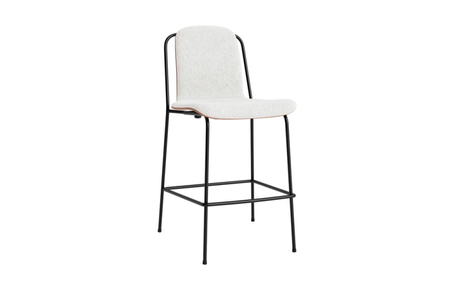 711425_Studio_Bar_Chair_65_cm_Front_Upholstery_Brown_&_Black_Steel_Hallingdal_110_01.jpg