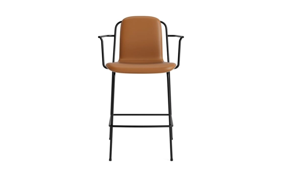 711477_Studio_Bar_Armchair_65_cm_Front_Upholstery_Light_Grey_&_Black_Steel_Ultra_41574_02.jpg