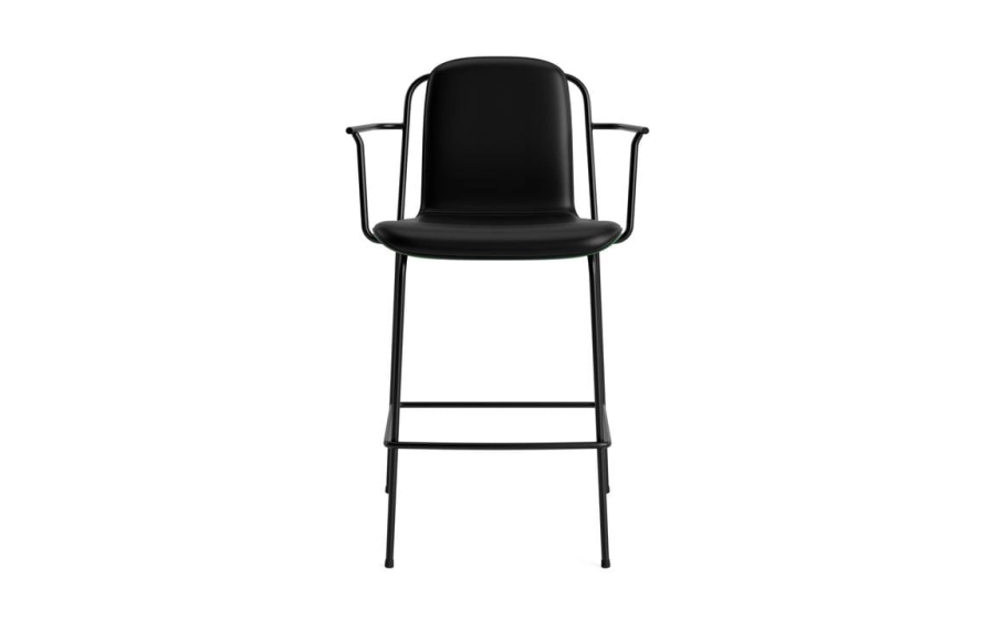 711497_Studio_Bar_Armchair_65_cm_Front_Upholstery_Green_&_Black_Steel_Ultra_41599_02.jpg