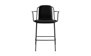 NORMANN COPENHAGEN krzesło barowe z podłokietnikami tapicerowane STUDIO 65 czarne / różne kolory