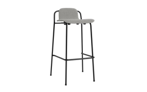 NORMANN COPENHAGEN krzesło barowe tapicerowane STUDIO 75 czarne / różne kolory