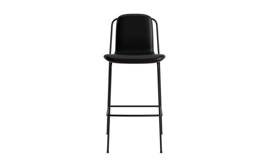 711607_Studio_Bar_Chair_75_cm_Front_Upholstery_Brown_&_Black_Steel_Ultra_41599_02.jpg