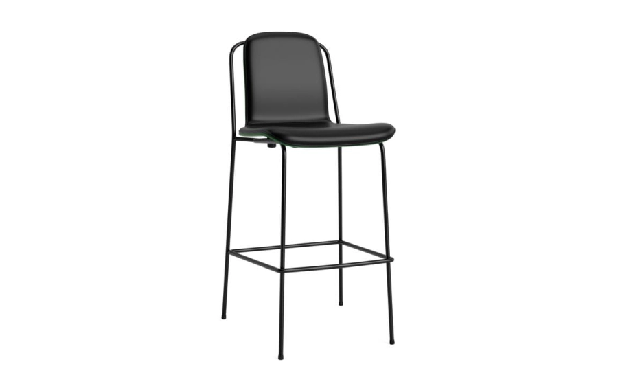 711617_Studio_Bar_Chair_75_cm_Front_Upholstery_Green_&_Black_Steel_Ultra_41599_01.jpg