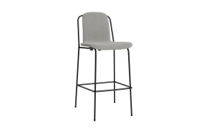 NORMANN COPENHAGEN krzesło barowe front tapicerowany STUDIO 75 czarne / różne kolory