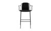 711667_Studio_Bar_Armchair_75_cm_Front_Upholstery_Brown_&_Black_Steel_Ultra_41599_02.jpg