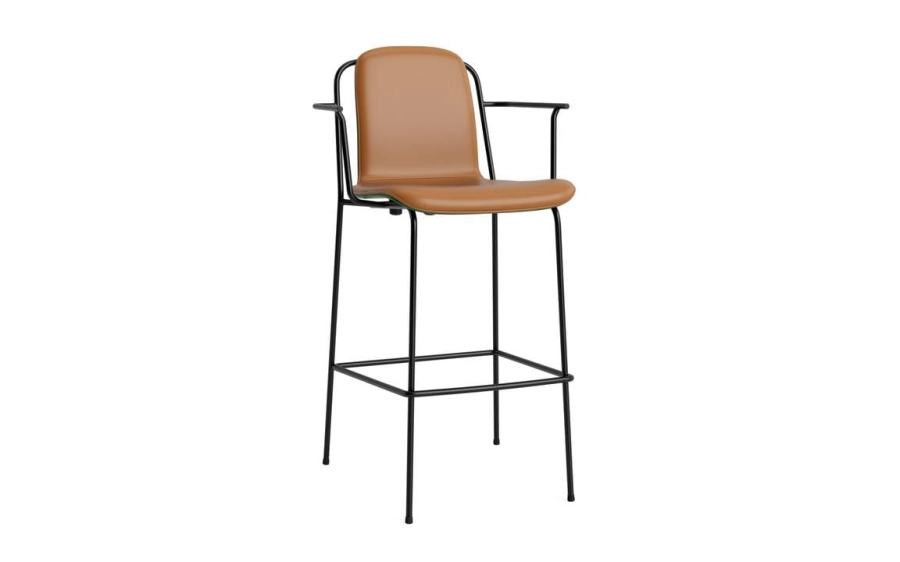 711677_Studio_Bar_Armchair_75_cm_Front_Upholstery_Green_&_Black_Steel_Ultra_41574_01.jpg