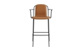 711677_Studio_Bar_Armchair_75_cm_Front_Upholstery_Green_&_Black_Steel_Ultra_41574_02.jpg