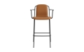 711687_Studio_Bar_Armchair_75_cm_Front_Upholstery_Black_&_Black_Steel_Ultra_41574_02.jpg