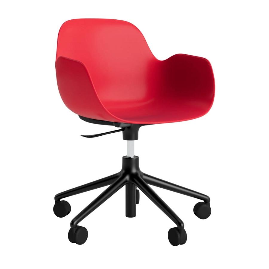 609005_Form_Armchair_Swivel_5W_Gas_Lift_Black_Alu_Bright Red_01.jpg