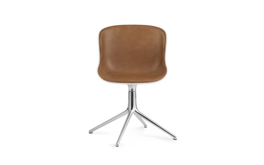 708717_Normann_Copenhagen_Hyg_Chair_4L_Swivel_Front_Upholstaery_Alu_White_Ultra_Leather_Brandy41574_02.jpg